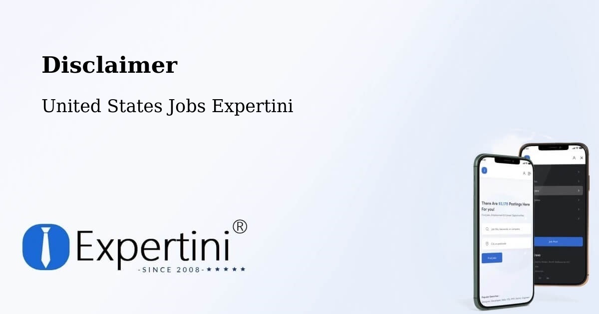 Disclaimer – Claremont - United States Jobs Expertini